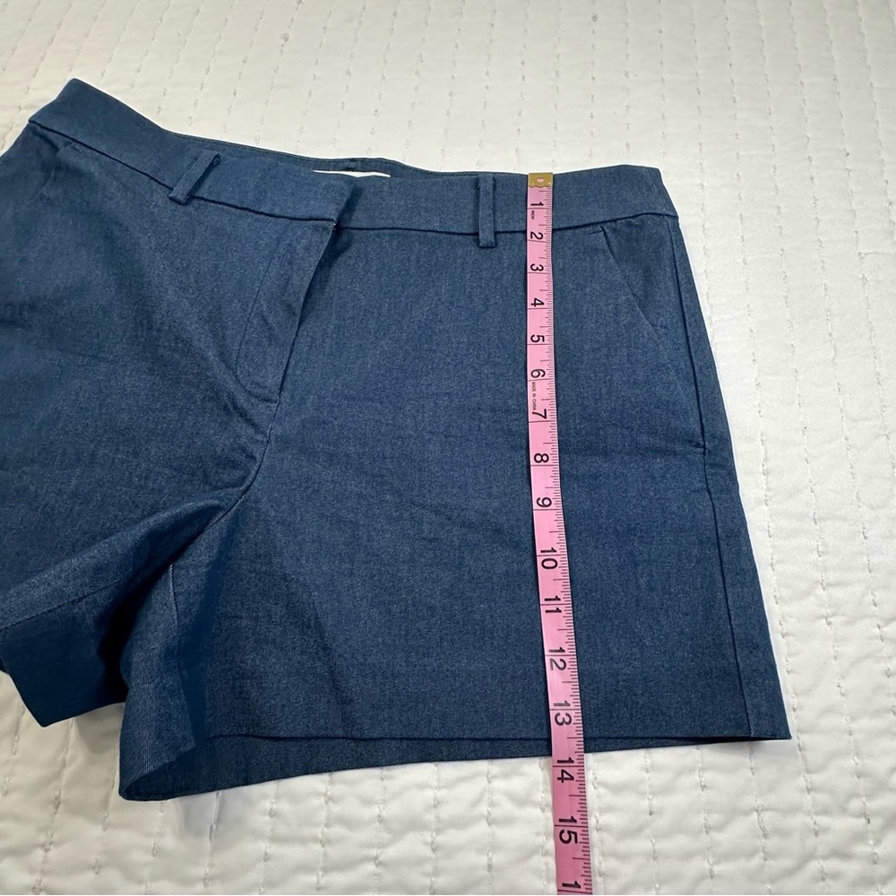 LOFT The Riviera Shorts in Refine Denim High Waist in Blue - Picture 6 of 15